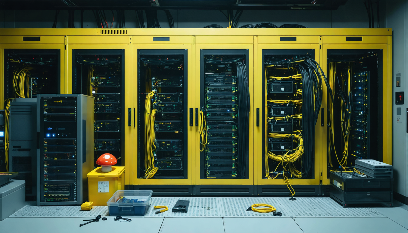 Illustration accompanying OpenAI halts training for the second time in three months as it courts a $2 trillion valuation