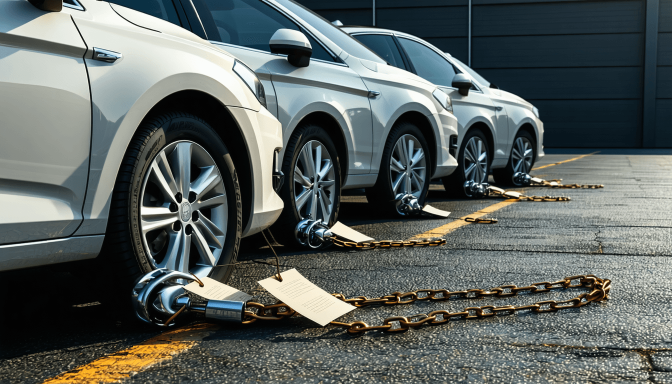 Illustration accompanying FTC signs deals not to enforce its own fair-lending orders against three auto-lending defendants