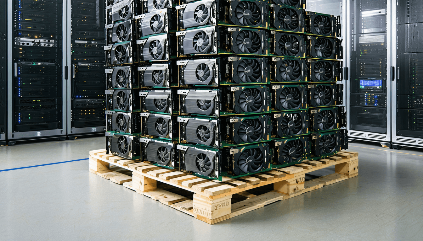 Illustration accompanying Retail bought $27bn of Nvidia in a year. That is inventory, not a floor
