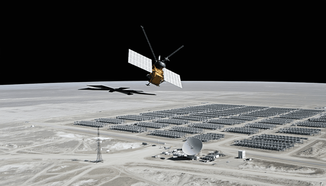 Illustration accompanying SpaceX's AI1 and the real test for orbital data centers: bottlenecks out minus bottlenecks in