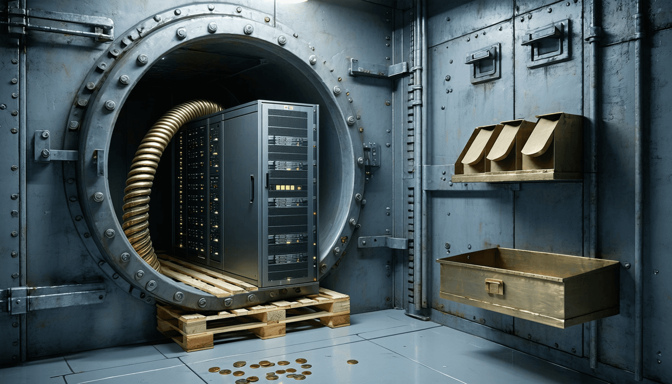 Illustration accompanying Bank Leumi rents Galaxy's crypto stack and puts BTC, ETH and SOL in its brokerage app