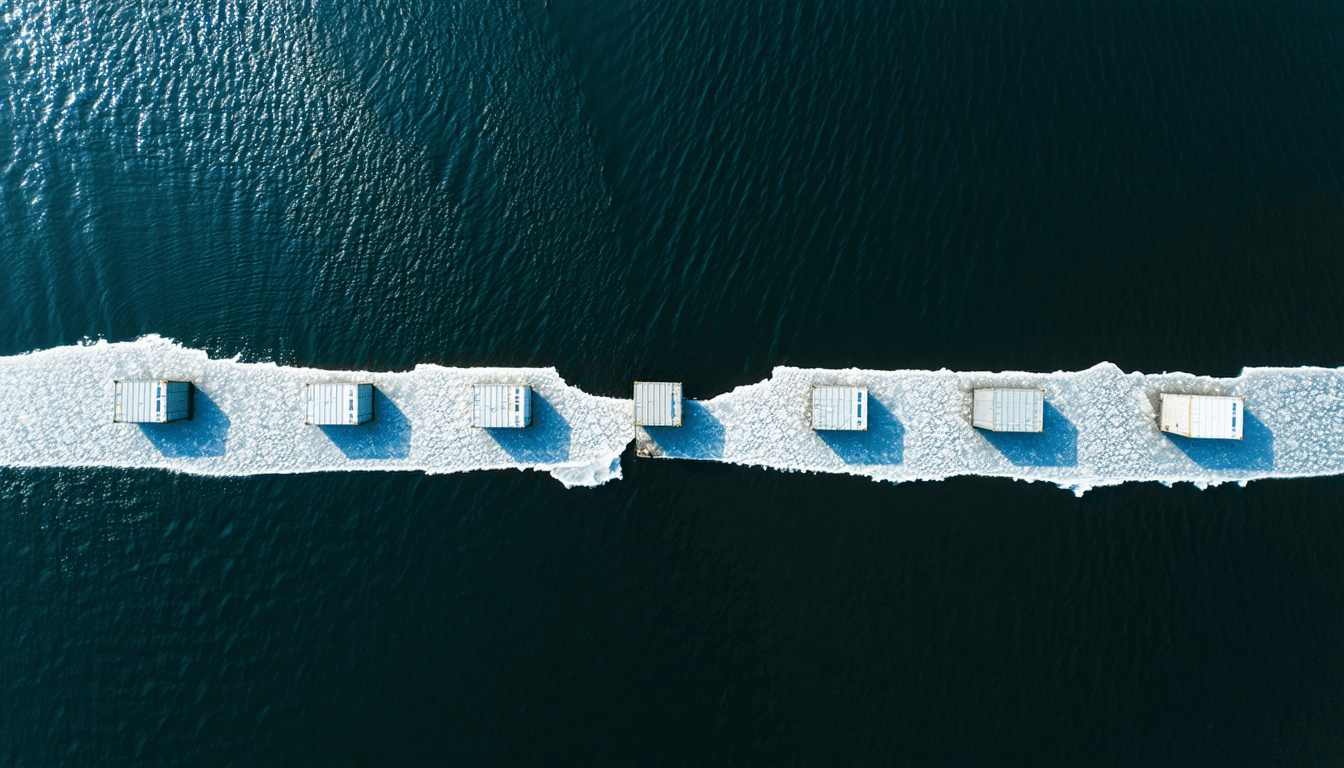 Illustration accompanying Eight Arctic sailings are not a route yet, but they are a price signal