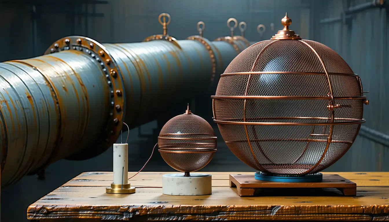 Illustration accompanying A centuries-old Coulomb's law test could out-search accelerators for millicharged particles