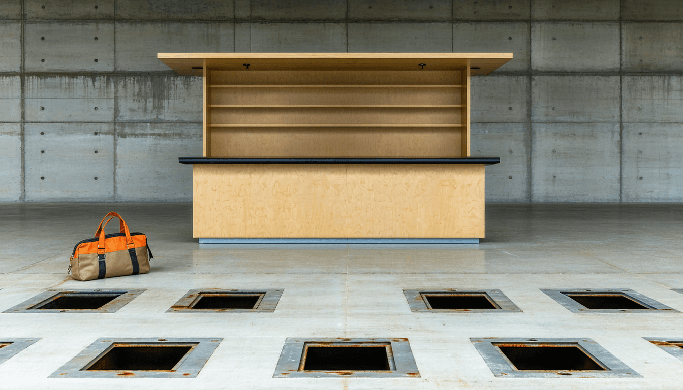 Illustration accompanying AI built the store in weeks. Production itemised what the apprenticeship would have cost