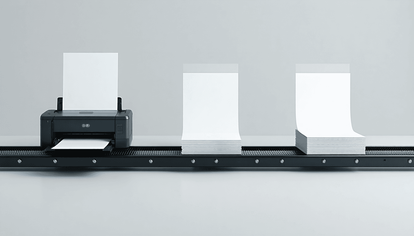 Illustration accompanying Green pipeline, wrong product: the checks proved the PDF rendered, not that anyone wanted it