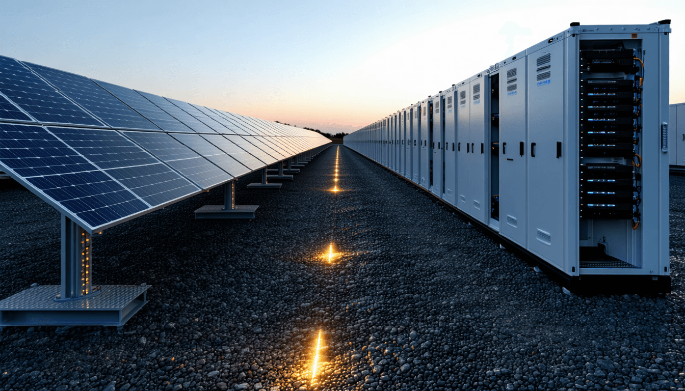 Illustration accompanying US grid storage nears 52GW, and arbitrage is now writing the evening price curve