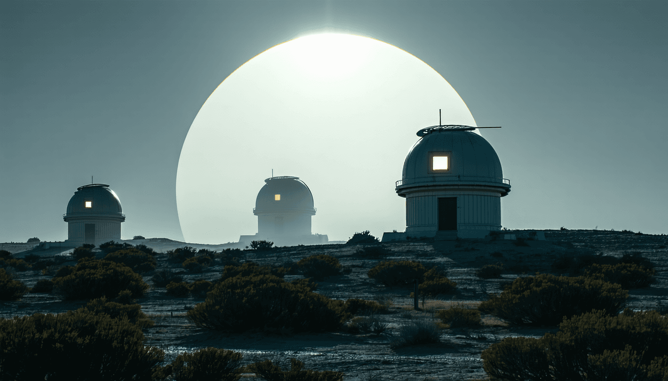 Illustration accompanying Orbital mirrors, priced in photons: magnitude -16.7 in the beam, dusk out to 34 km