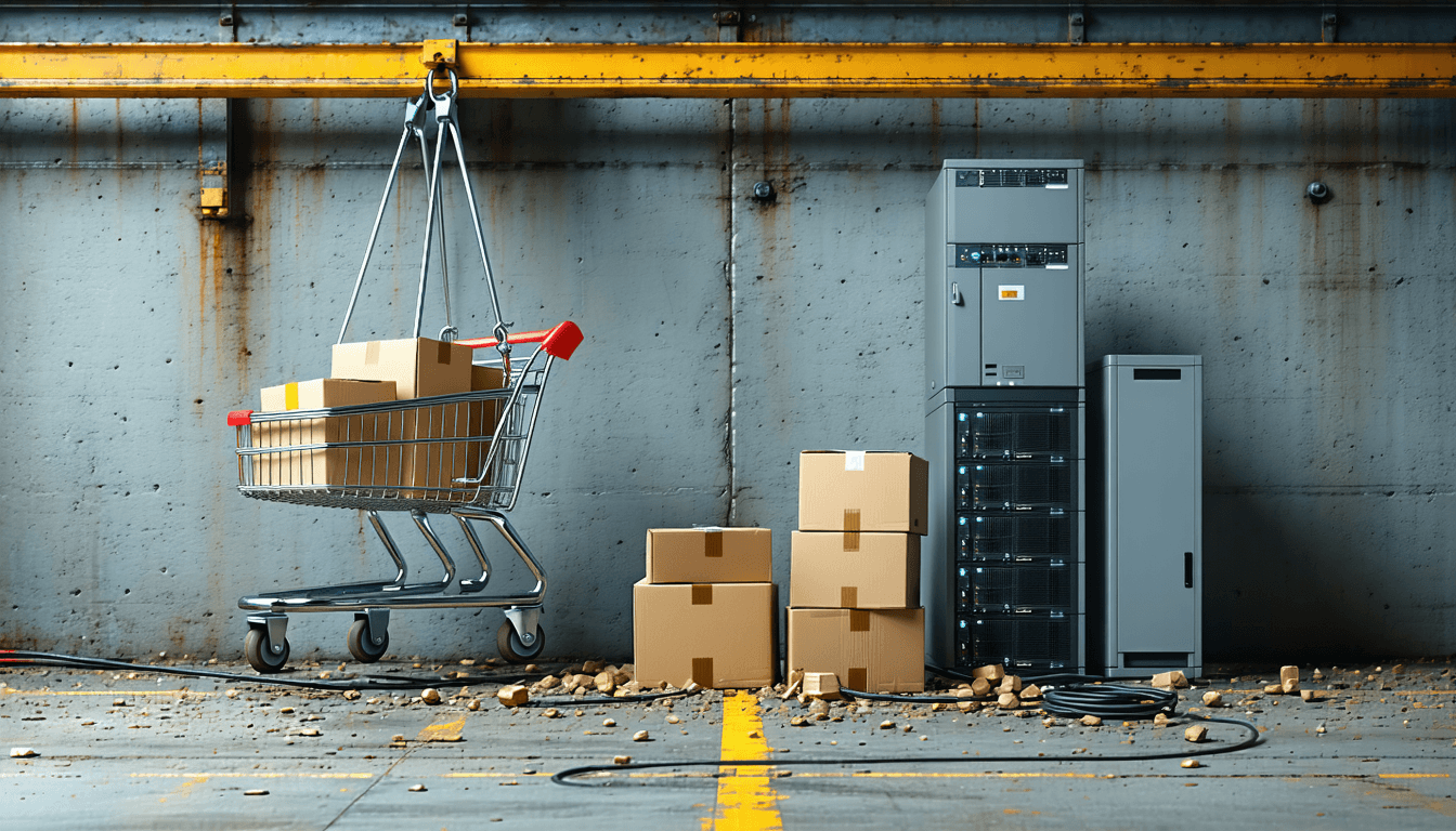 Illustration accompanying AI capex outgrew the consumer. Your demand forecast is now an AI bet.