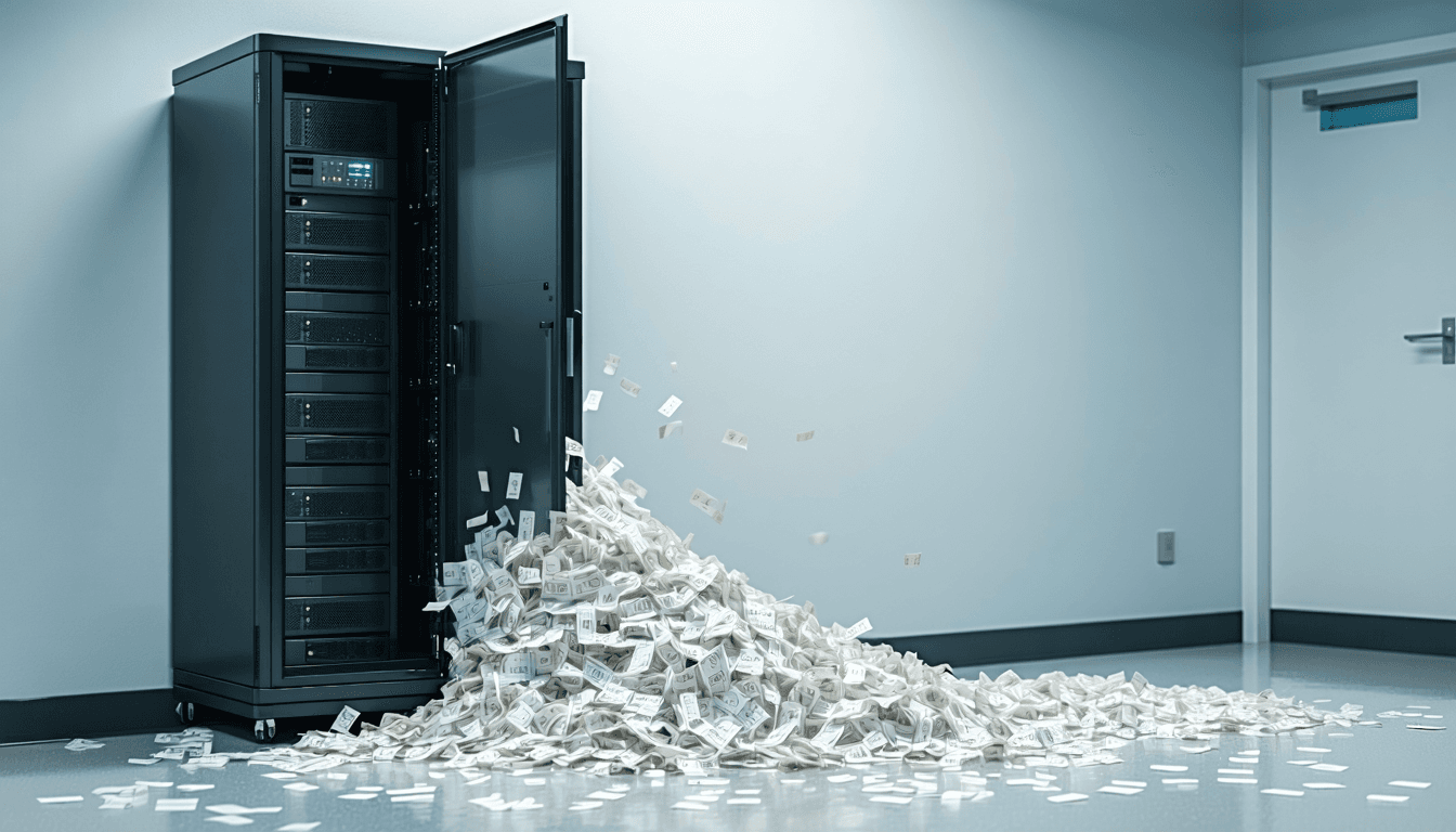 Illustration accompanying CareCloud's Breach Went From 350,000 to 3.7 Million, and the State Filings Still Say 350,000