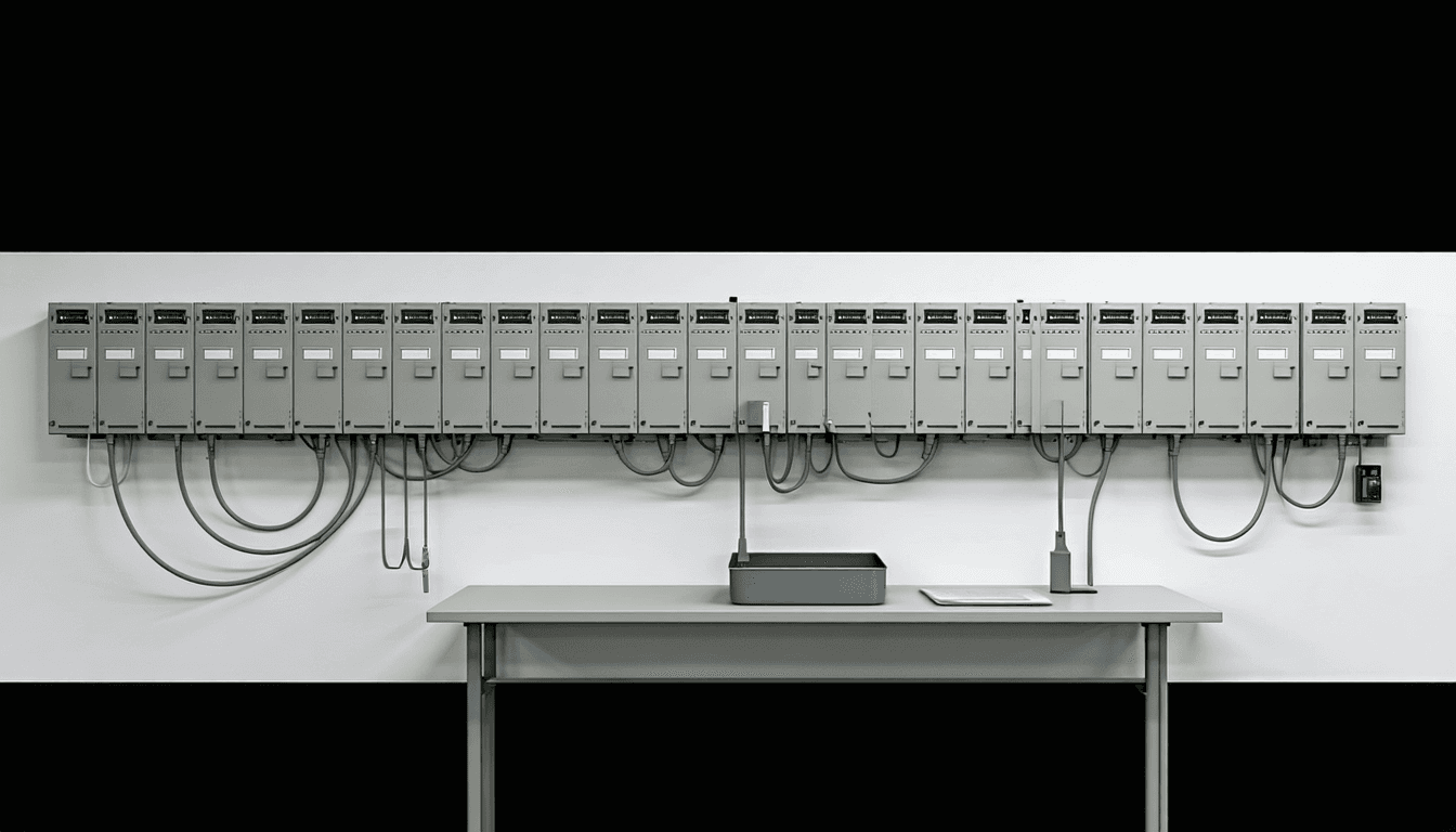 Illustration accompanying 26 launchd jobs, one log directory: how scheduled automation rots quietly