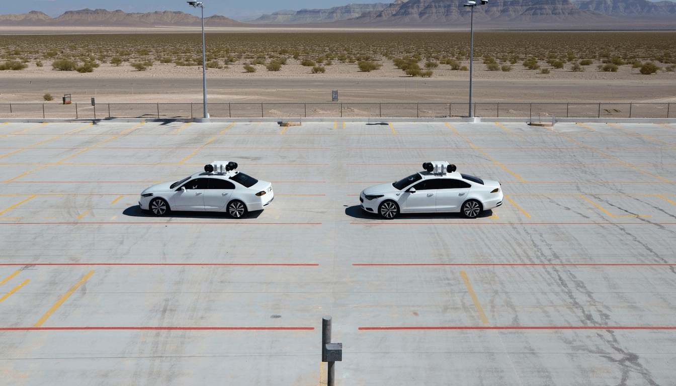 Illustration accompanying Nevada writes a 8,000-robotaxi ceiling, and Tesla says at the hearing it can't reach it