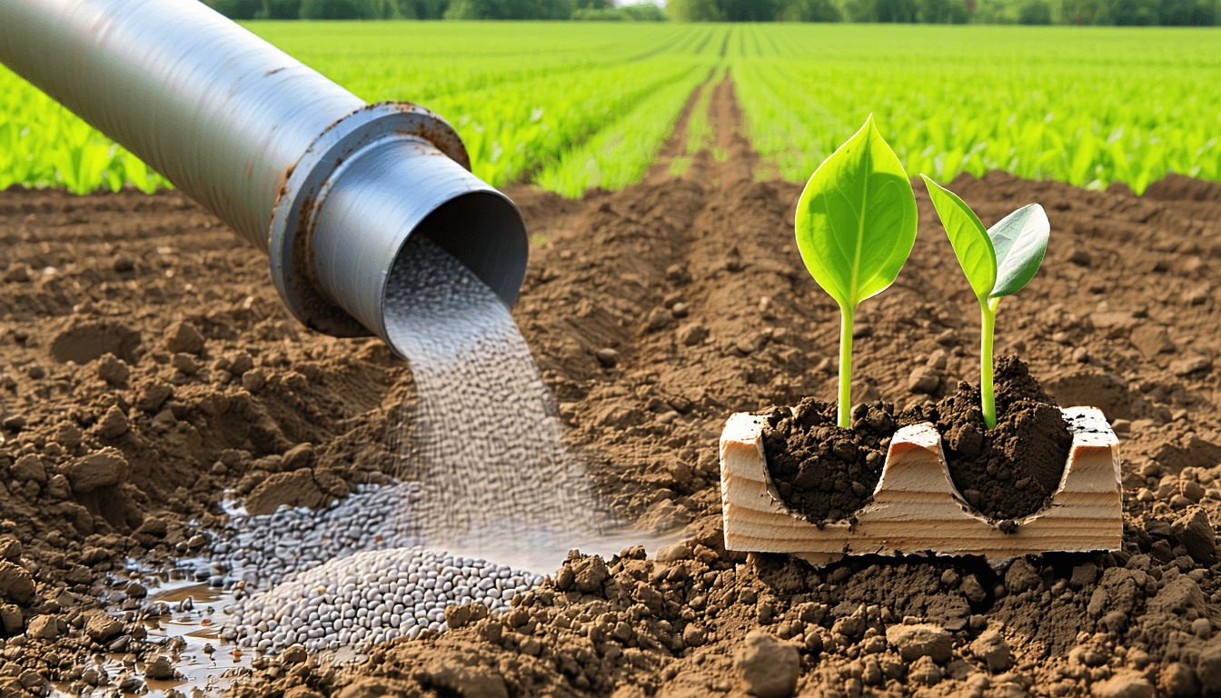 Illustration accompanying Nitrogen is the fragile link in the food chain, and the substitutes do not arrive in one season
