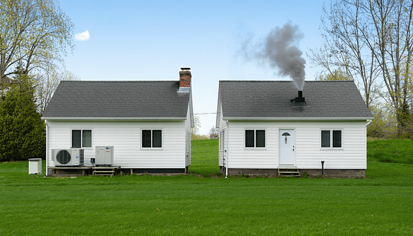 Illustration accompanying Ottawa buyers picked homes with four times the carbon of the greener listings they were shown