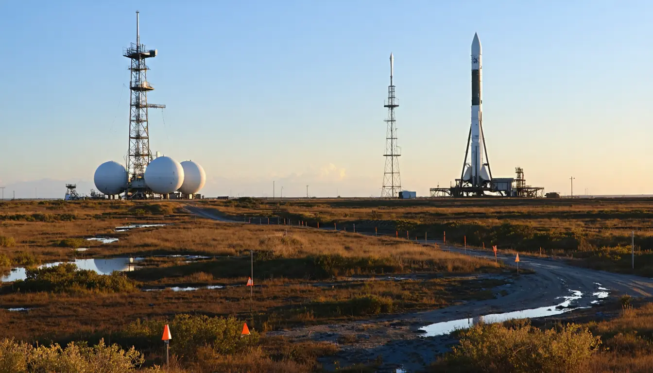 Illustration accompanying Trump's 1,000-launch target is a permitting subsidy, and SpaceX owns the queue
