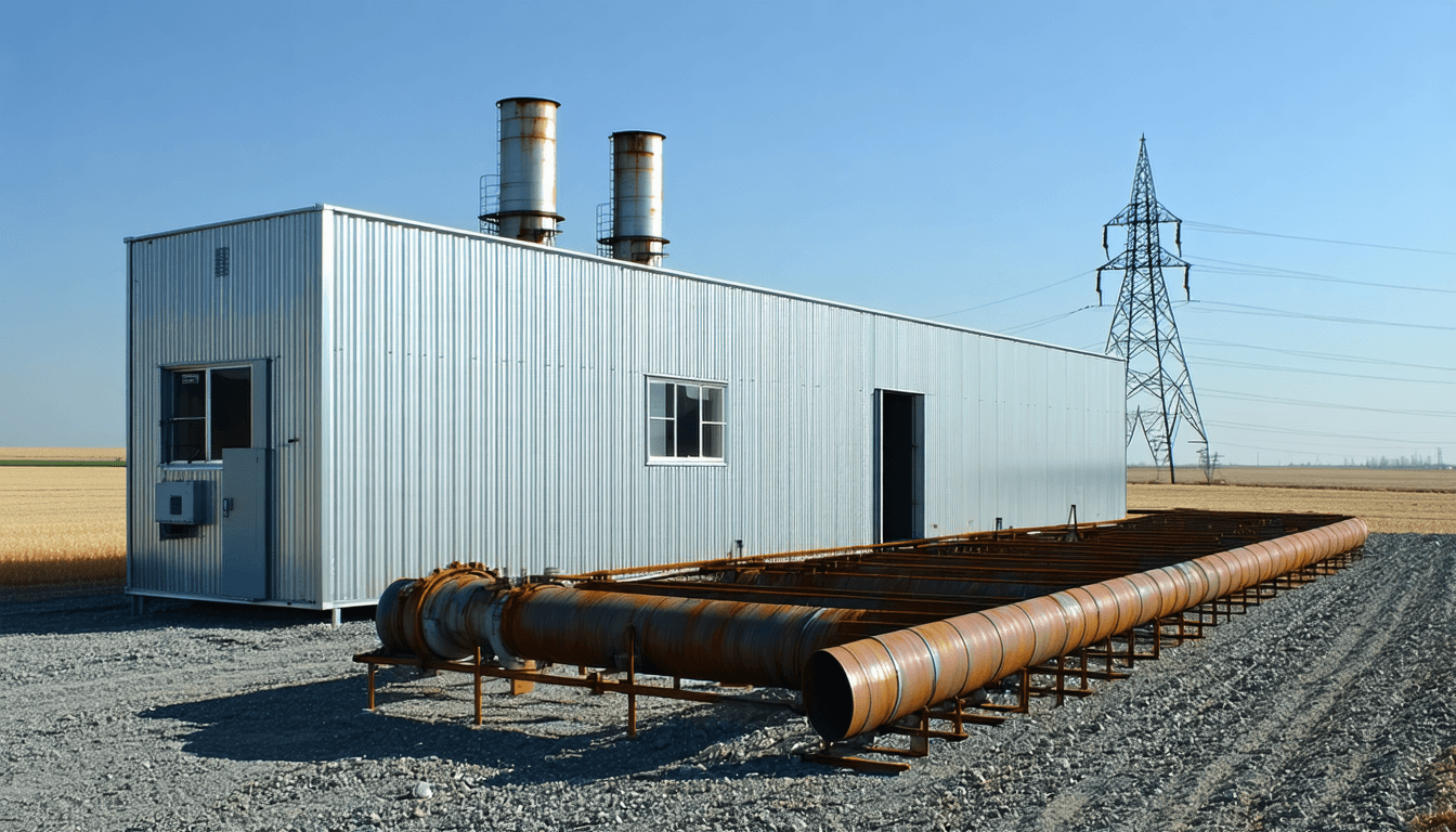 Illustration accompanying Prometheus's 2.5GW Pecos plan skips the grid, and sits next door to its own fuel