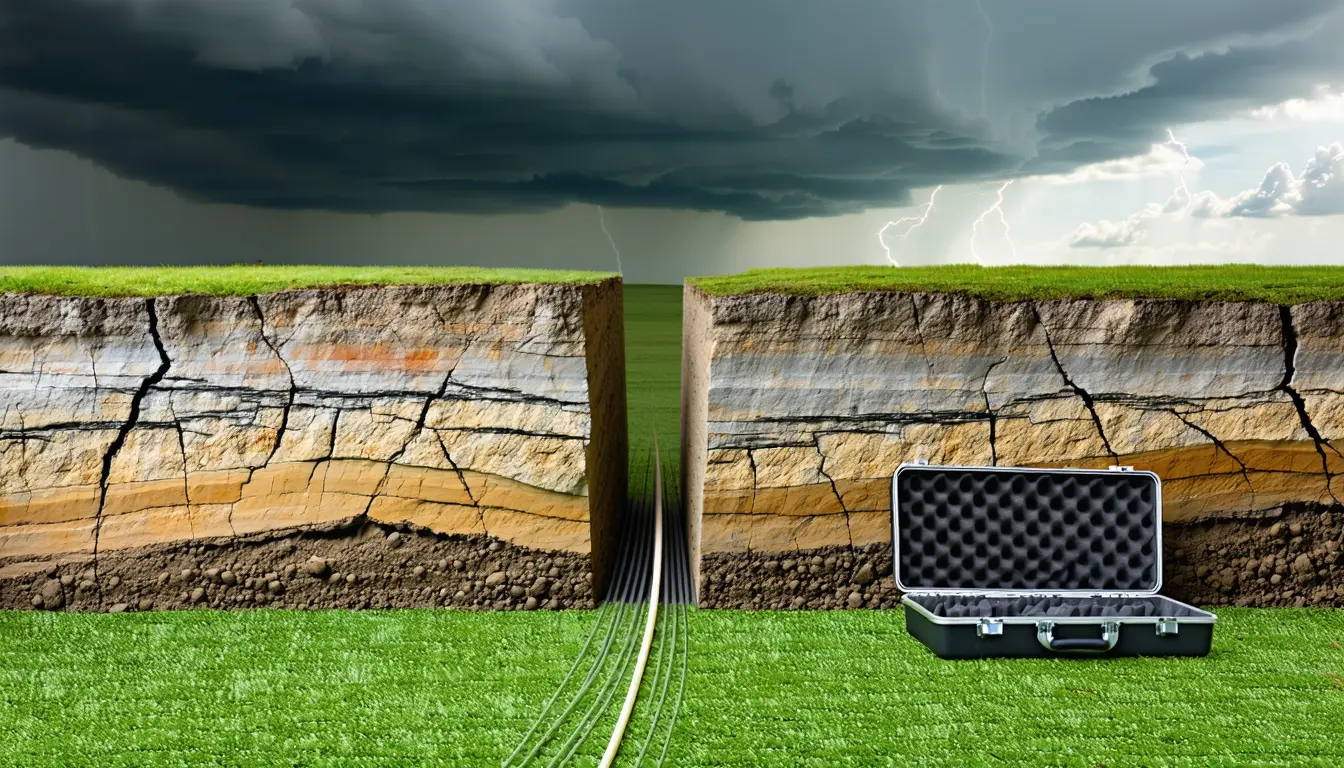 Illustration accompanying Thunder as a free seismic source, read through fiber already in the ground