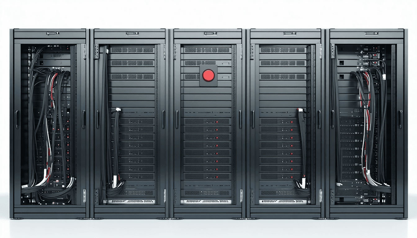 Illustration accompanying Five AI labs, almost no published plan for switching a model off