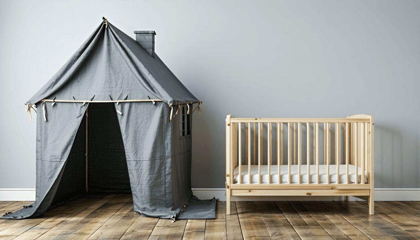 Illustration accompanying Housing plus childcare takes 52% of family income, and pay bands price only half of it