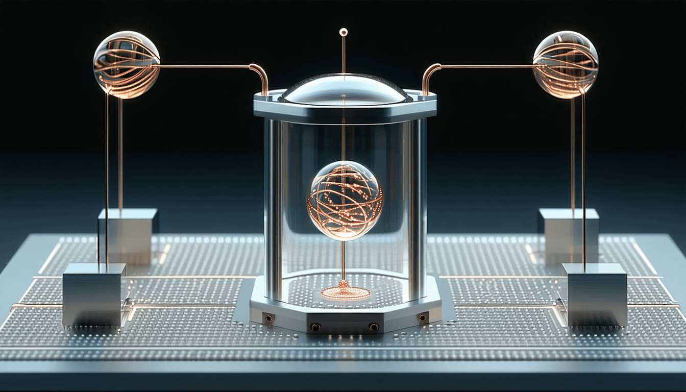 Illustration accompanying Monash theorists put a droplet where the cold-atom field said one could not exist
