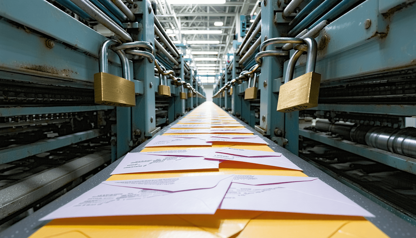 Illustration accompanying USPS finalizes federal mail-ballot eligibility rules while two injunctions stand