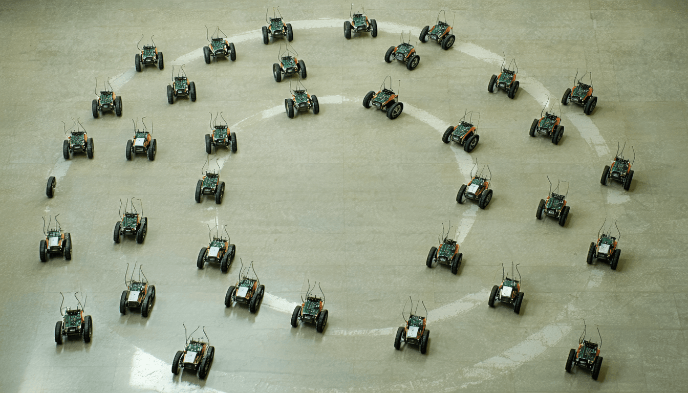 Illustration accompanying A $10 mesh robot moves the classroom bottleneck from the purchase order to the radio