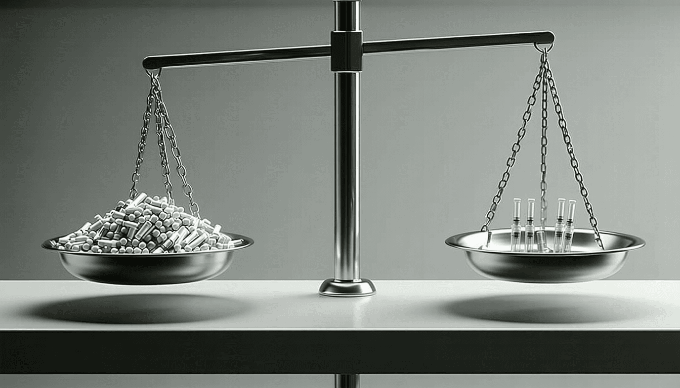 Illustration accompanying Korea's weight-drug depression finding rests on 846 users. The 4.2x ideation number on fewer.