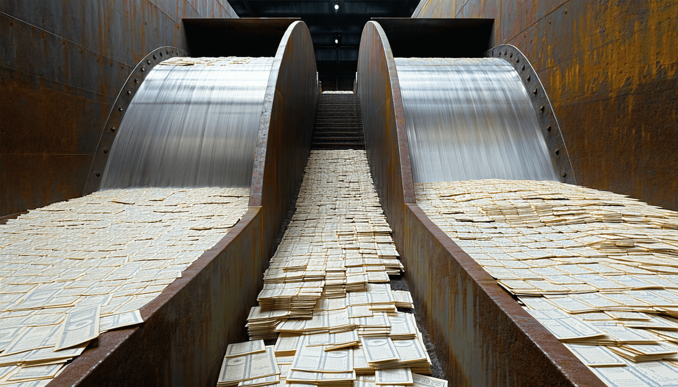 Illustration accompanying Tokenized equities now have a duopoly, and one side holds 85% of the flow