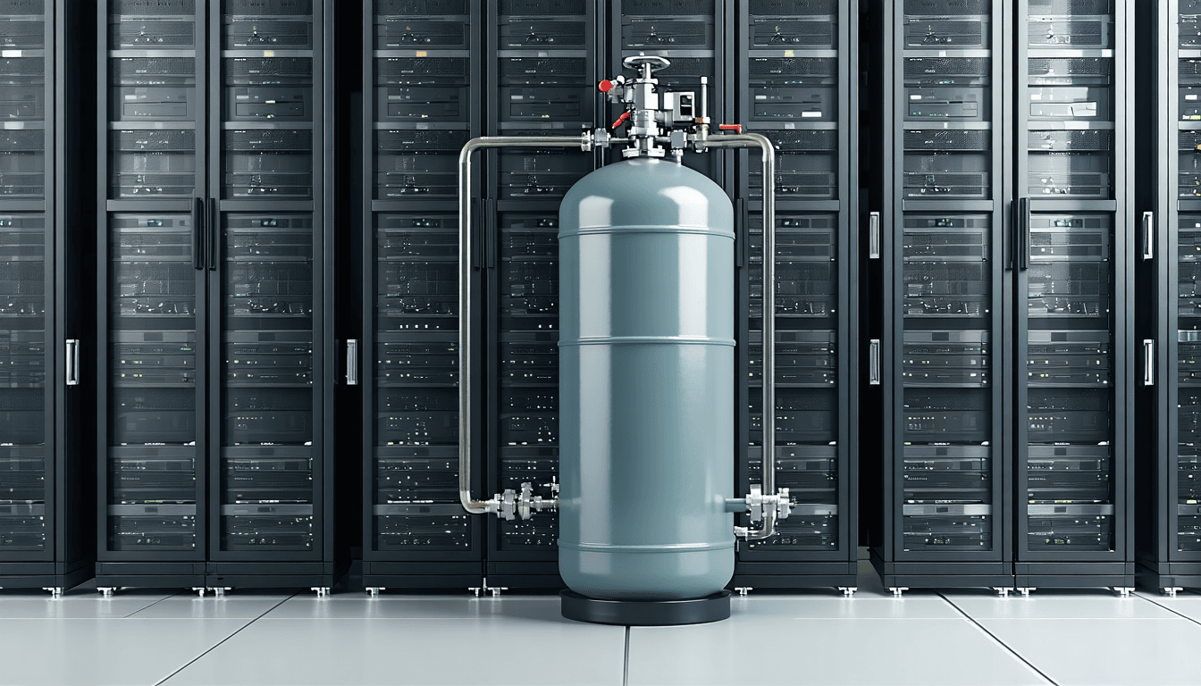 Illustration accompanying Tungsten up 622%: the AI buildout's chokepoint is an 8,800-ton gas market