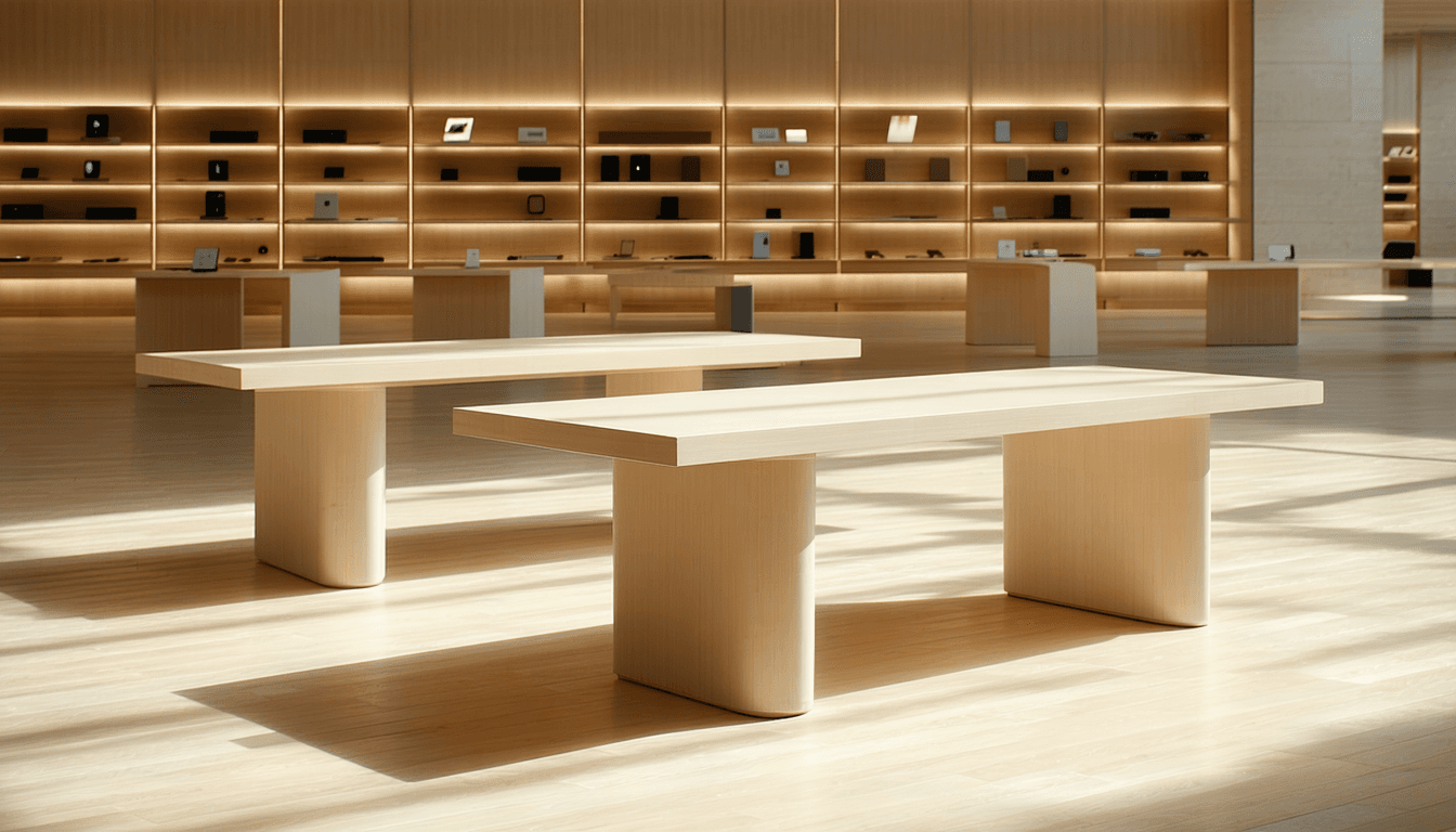 Illustration accompanying Apple is moving store furniture, which says more about the home hub than any parts leak