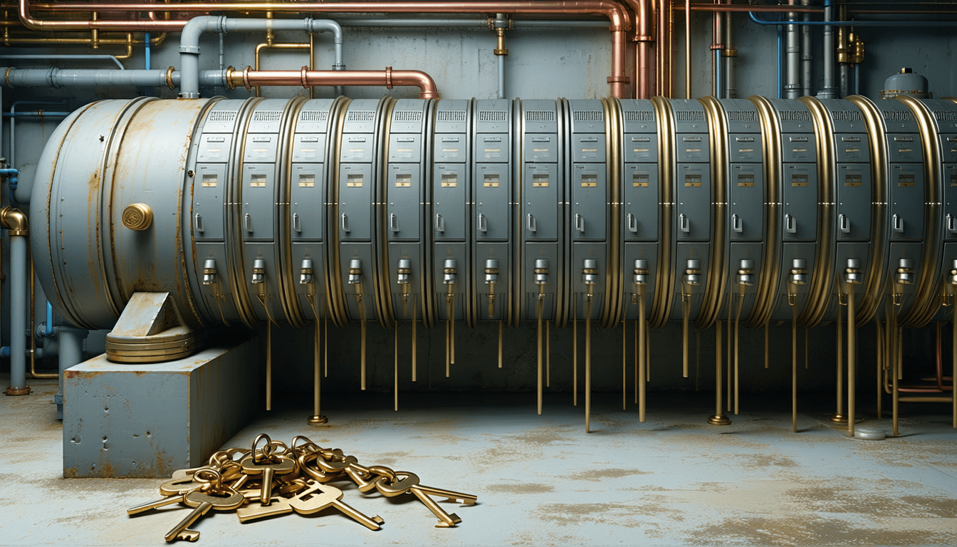 Illustration accompanying Kubernetes Secrets are a distribution problem, and the database is where it shows