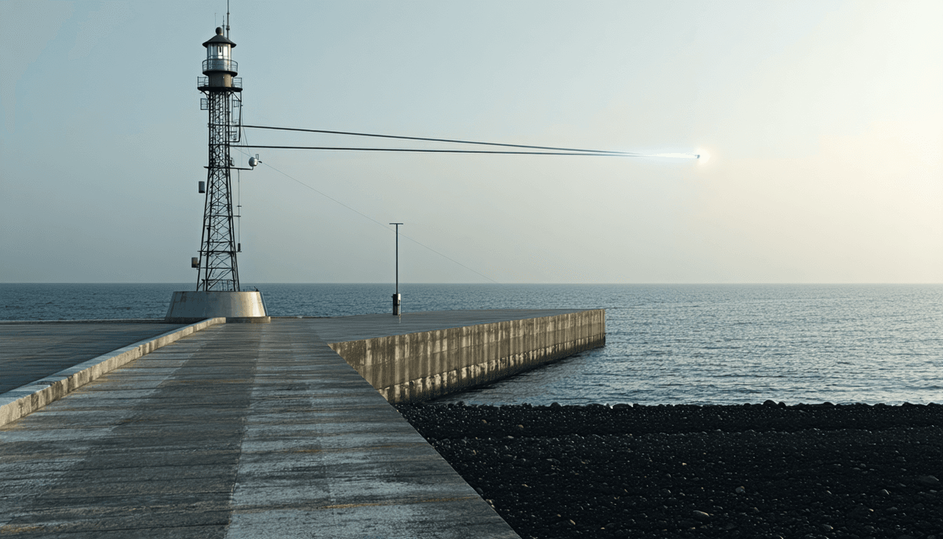 Illustration accompanying A lighthouse on Long Island: the 161-mile quantum network grows a wireless hop