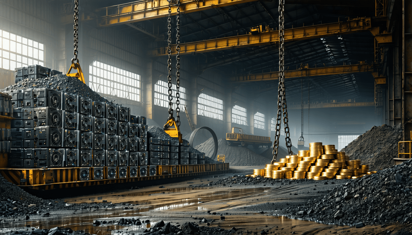 Illustration accompanying Bernstein's $300K Bitcoin call is really a bet that mining gets 2.7 times dearer