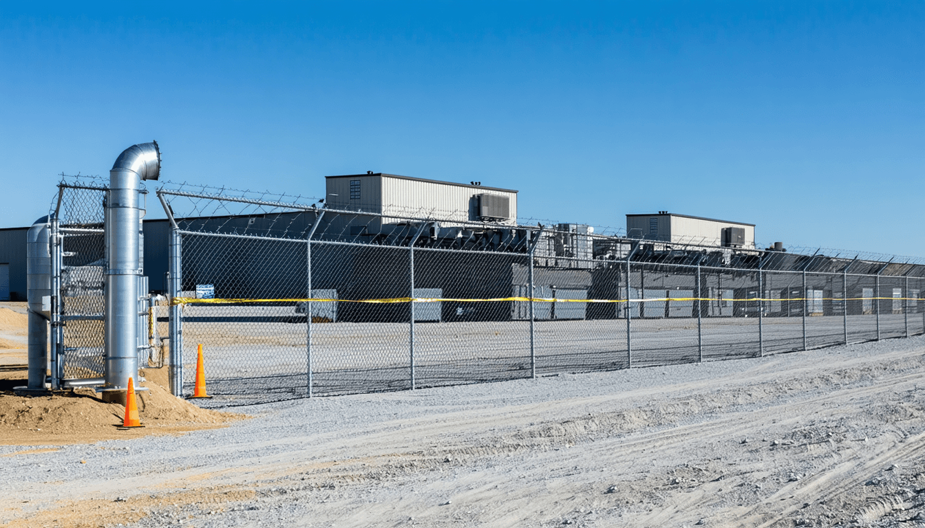 Illustration accompanying The AI Pact turns data center permitting into a signed campaign promise
