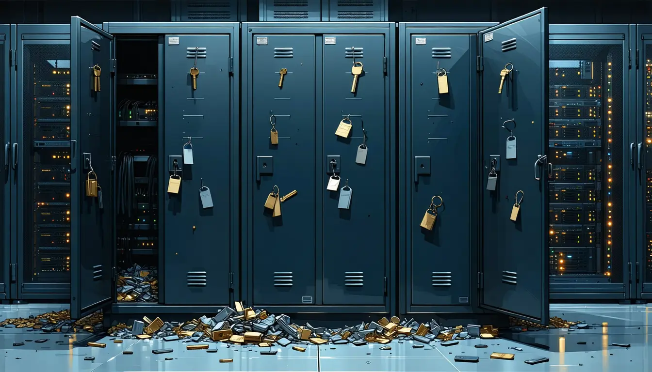 Illustration accompanying An exposed LiteLLM gateway hands over every key in PID 1's environment