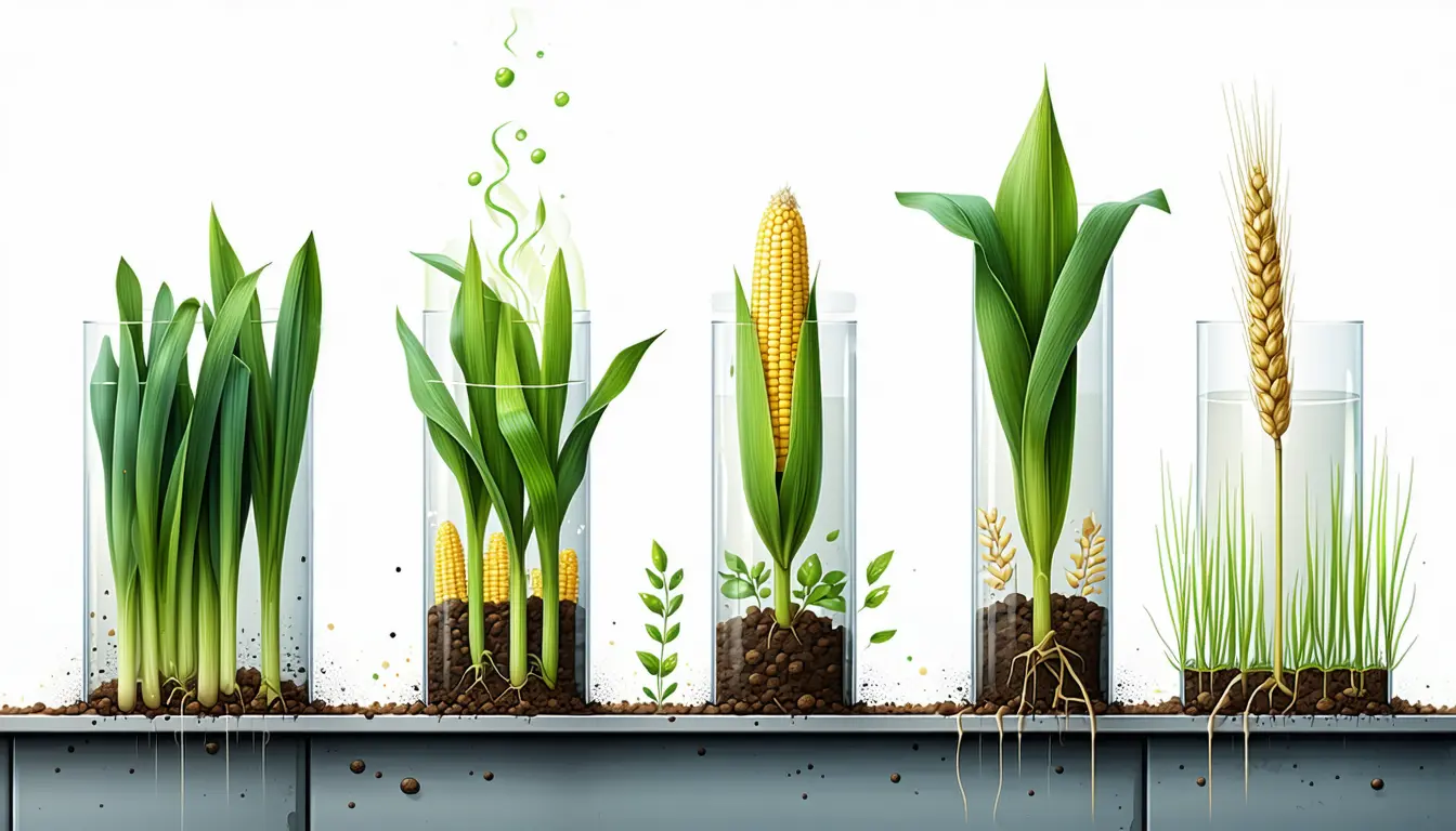 Illustration accompanying After pea cover crops, corn trades a chemical toxin for a call to predators