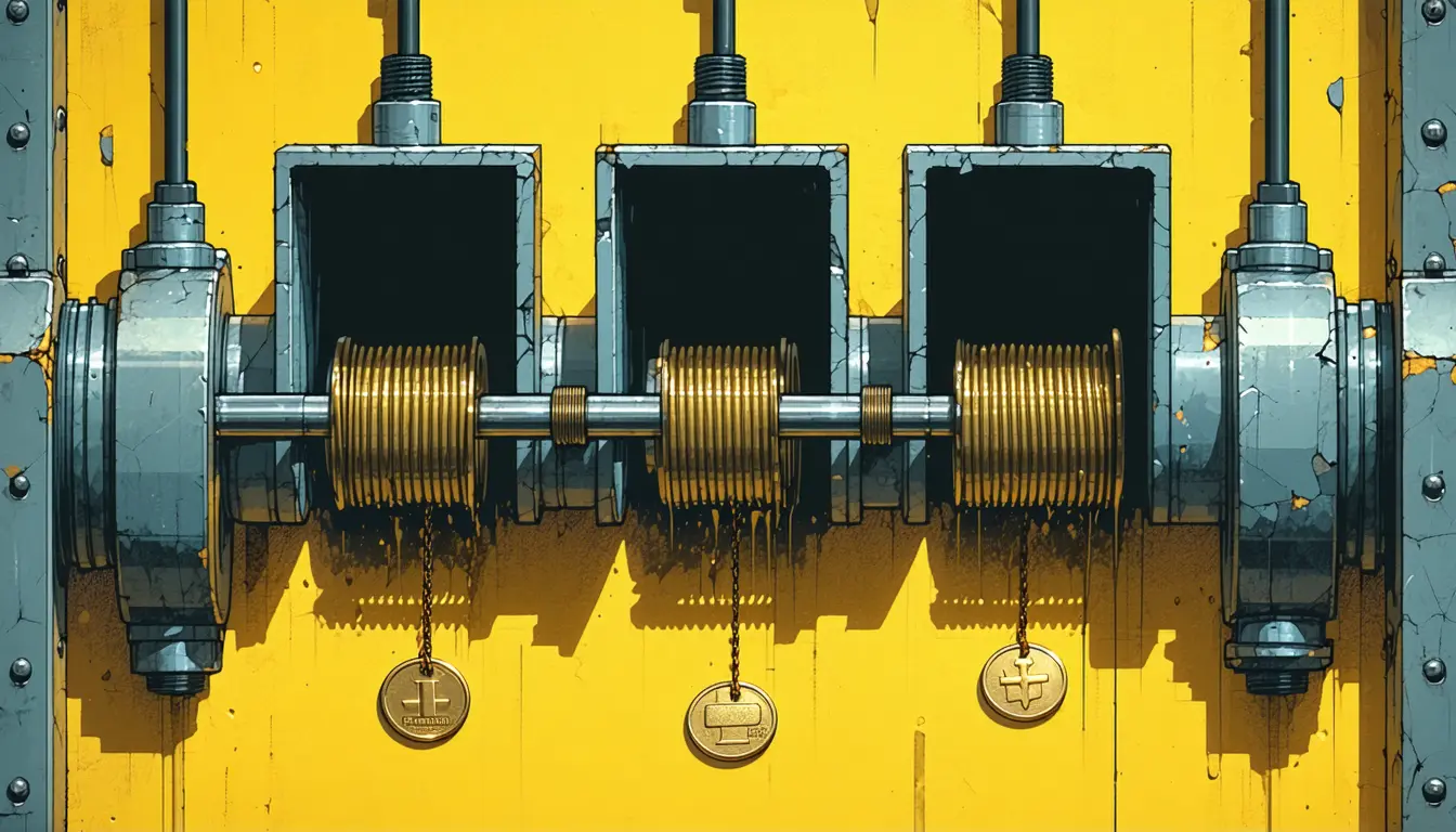 Illustration accompanying A named Web Lock collapses three tabs' token refreshes into one request