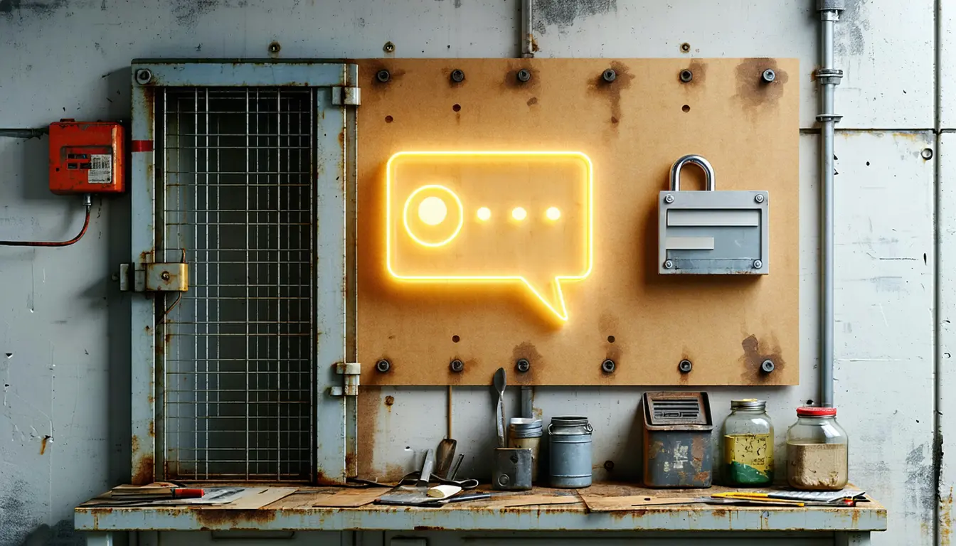 Illustration accompanying Chatbots land on the website because that install skips Meta verification
