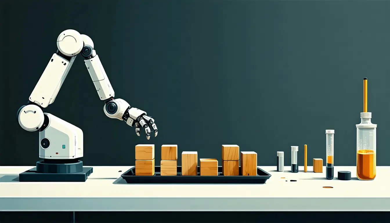 Illustration accompanying Decoupling the policy from the control loop is the load-bearing part of LeRobot