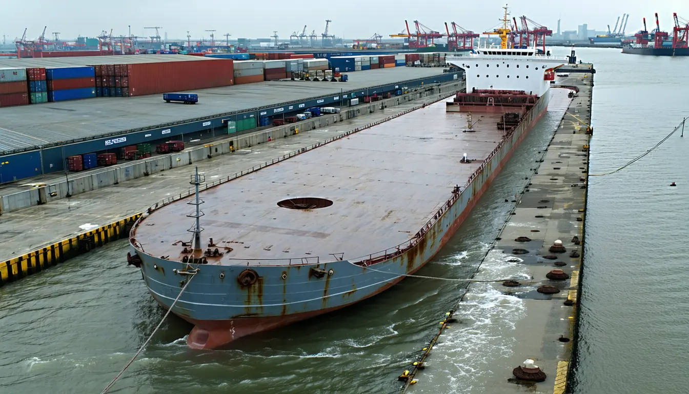 Illustration accompanying A $10M pre-seed puts California's first new reactor plan on a barge at Long Beach
