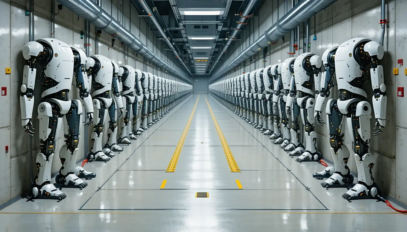 Illustration accompanying State orders lift China's humanoid robot procurement from $6 million to $230 million in two years