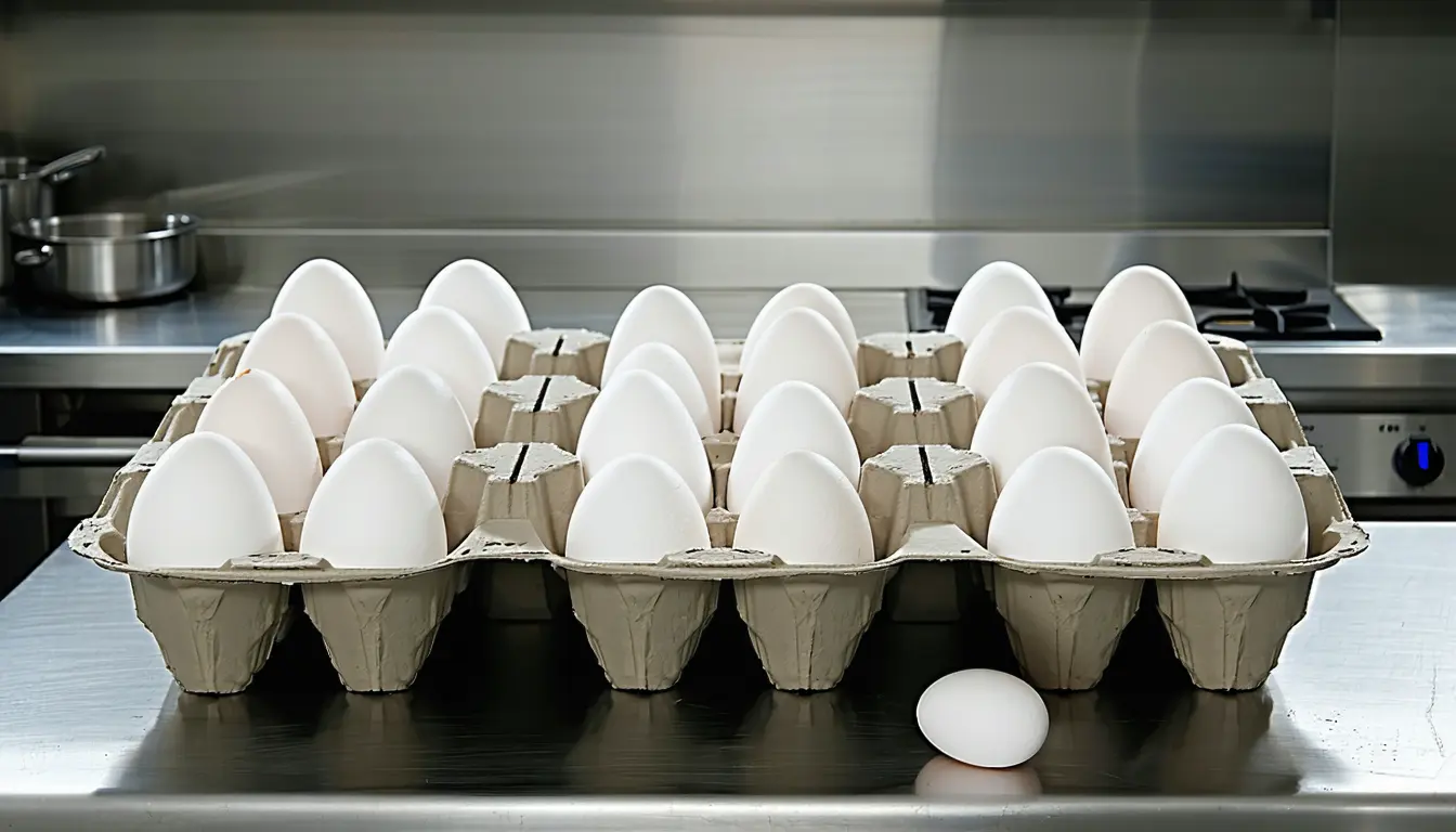 Illustration accompanying UK salmonella outbreak tied to eateries using eggs from multiple suppliers, source still unidentified
