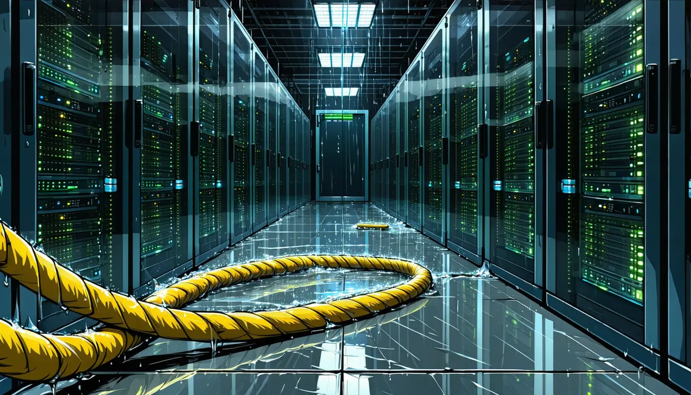 Illustration accompanying Export controls follow the chip into somebody else's data center