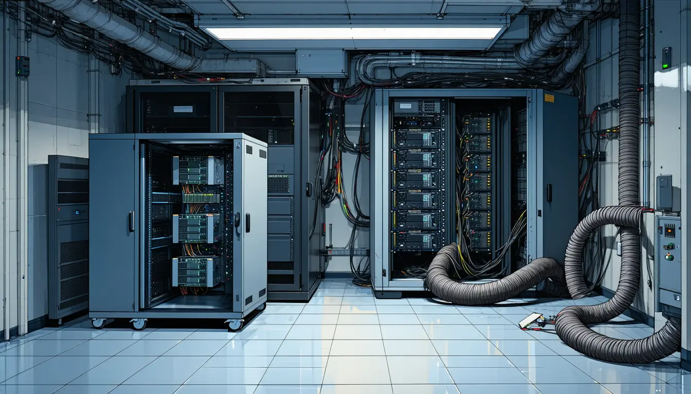 Illustration accompanying Swapping a frontier API for a self-hosted open-weight model relocates the audit question
