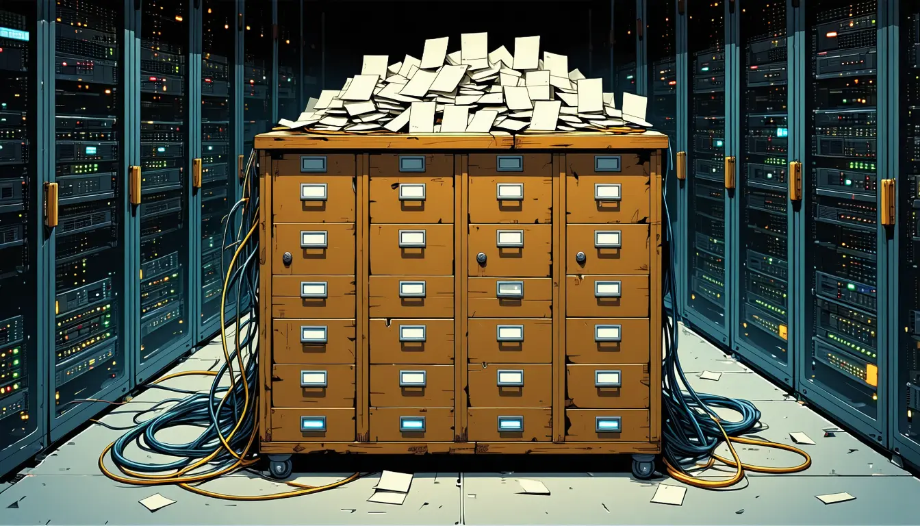 Illustration accompanying Curator approval gates every record AWS Agent Registry shows a consumer