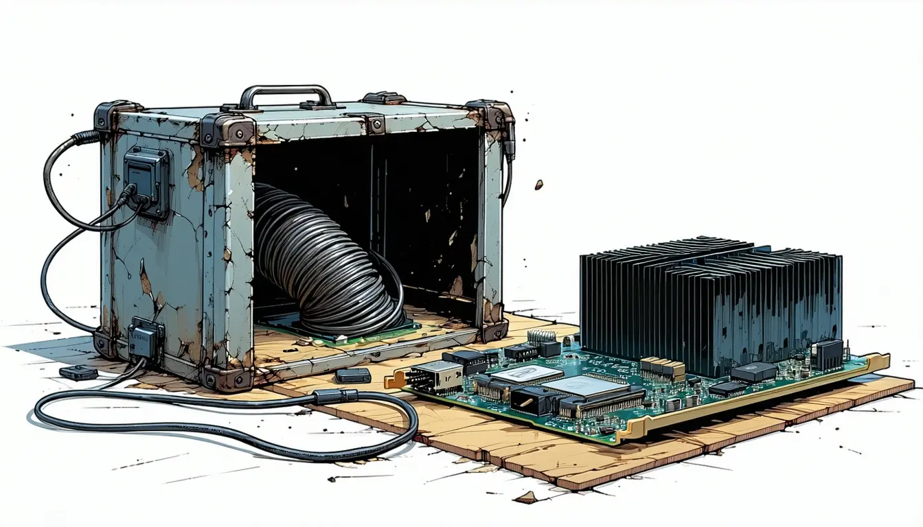 Illustration accompanying RamaLama ships models as OCI images you can inspect and sign