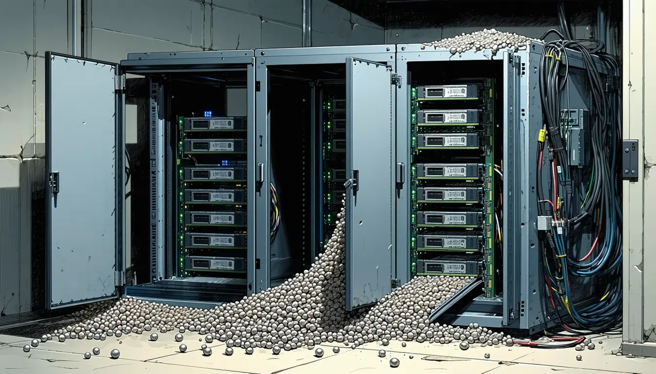Illustration accompanying StoneKV's "765,846 writes per second" benchmark turned out to be a lie