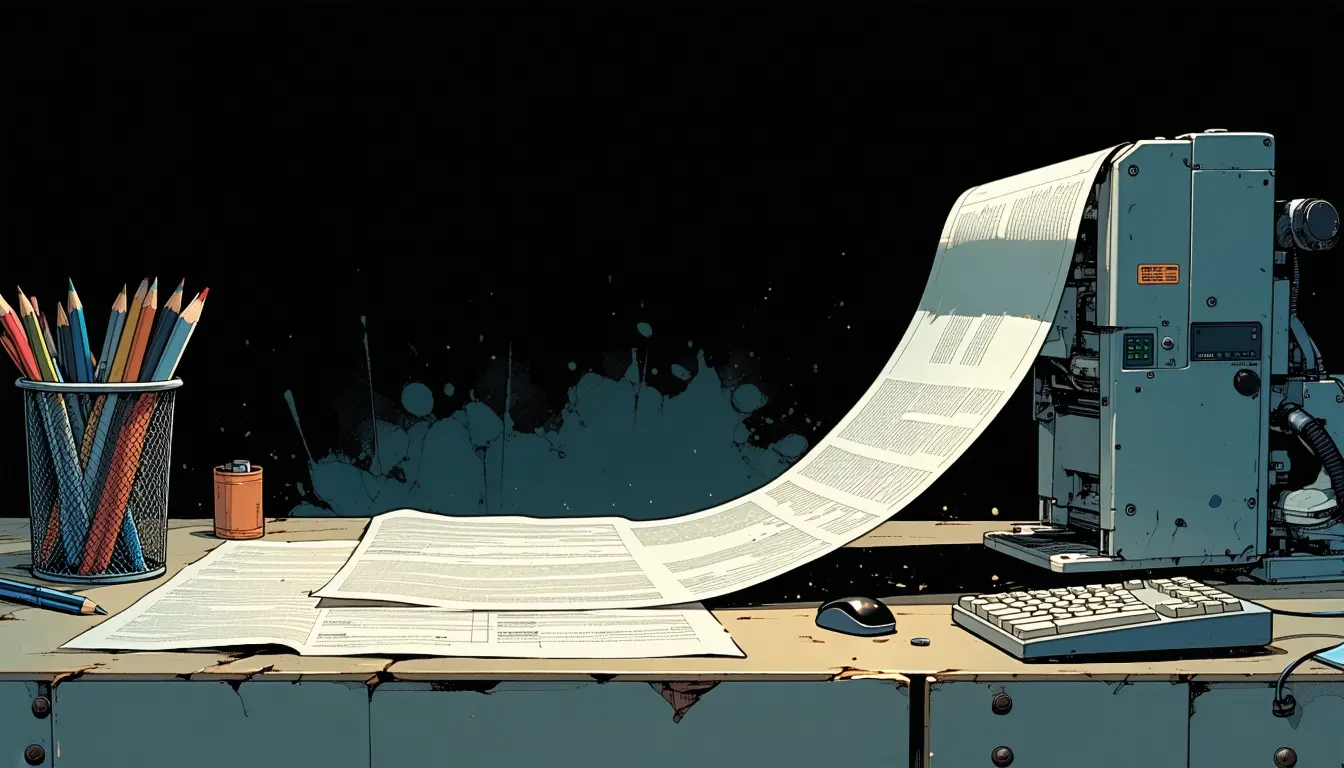 Illustration accompanying Claude Code's creator now advises deleting your CLAUDE.md every six months