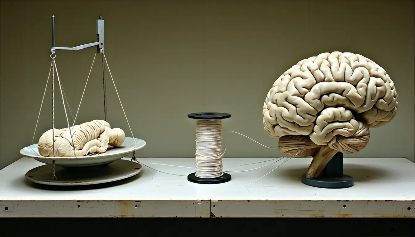 Illustration accompanying Comparative brain data recasts evolution as a tug of war between two wiring styles