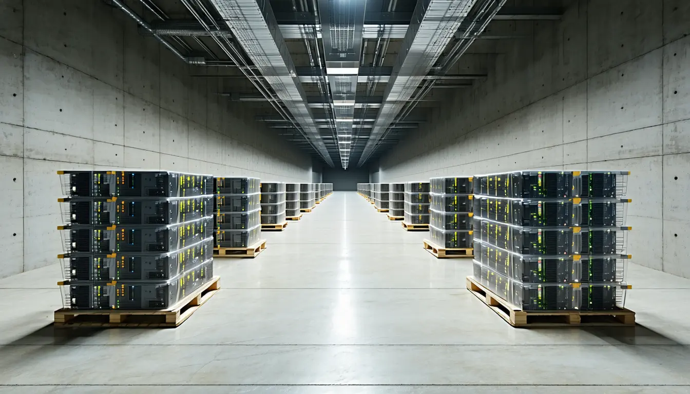 Illustration accompanying Anthropic's $35B Lambda contract puts Nvidia on both sides of the table