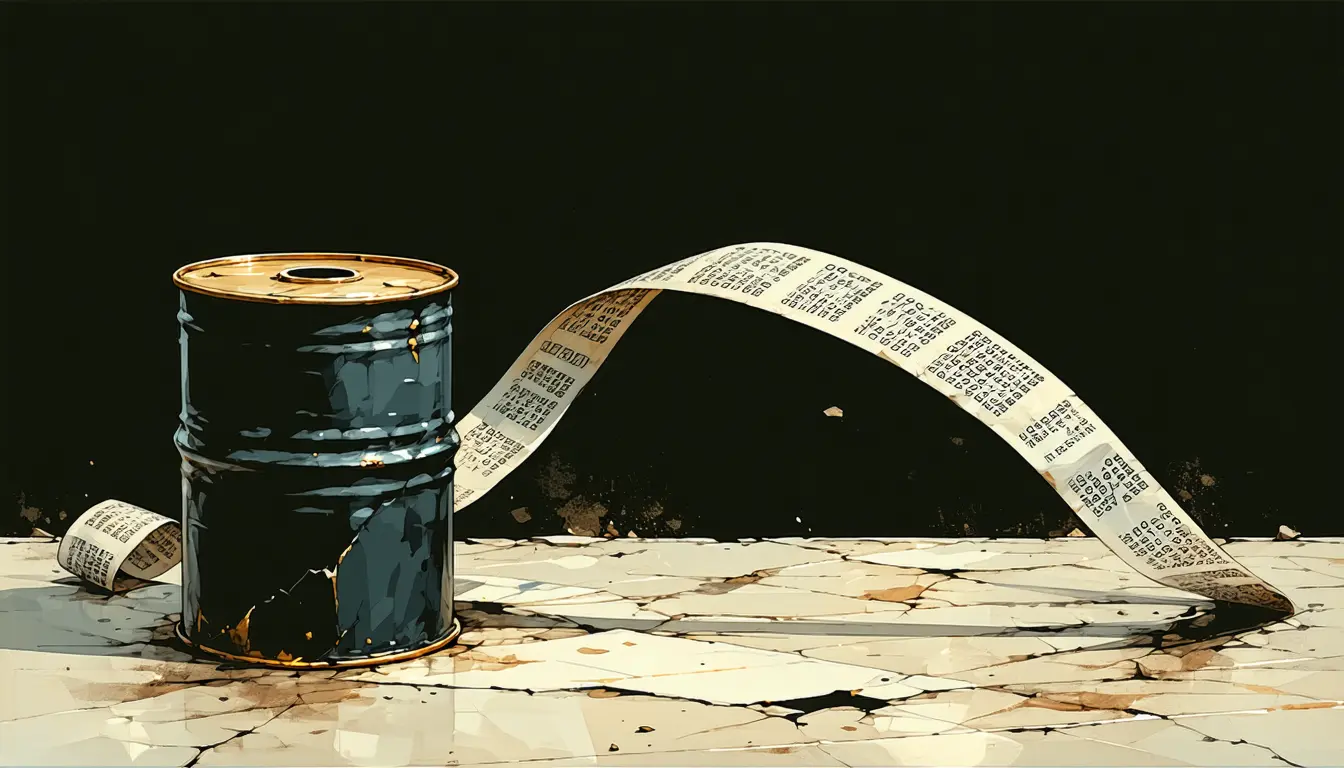 Illustration accompanying The Two-Year Treasury Has Moved 85 Basis Points Ahead of the Fed, With Oil at $92